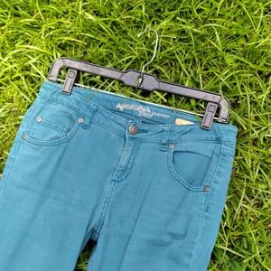 Arizona Jean Co 14 1/2 Plus Skinny Faded Teal Jeans